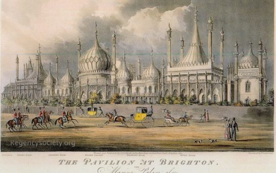The Pavilion at Brighton, the Marine Palace of His Majesty, George IVth