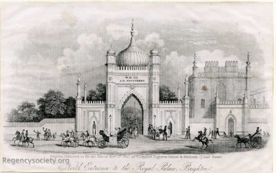 North Entrance to the Royal Palace, Brighton